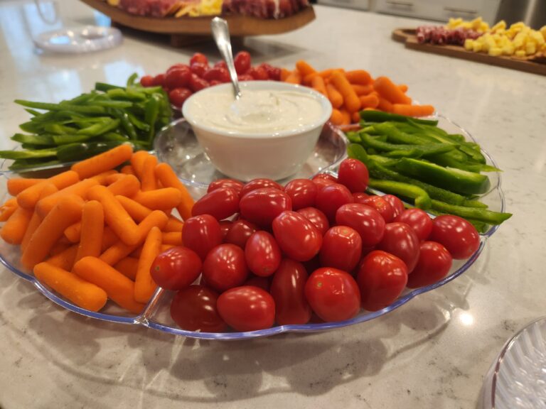 Vegetable Platter with Ranch dip