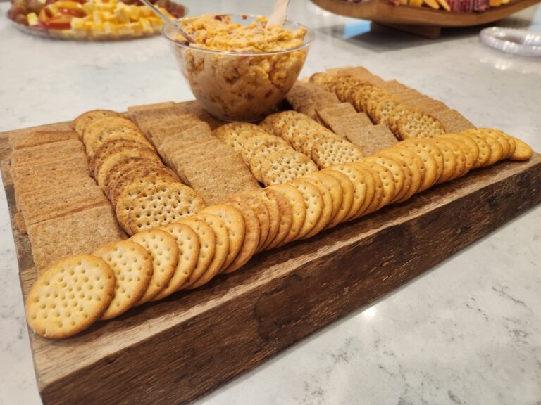 Pimento Cheese and Cracker Board